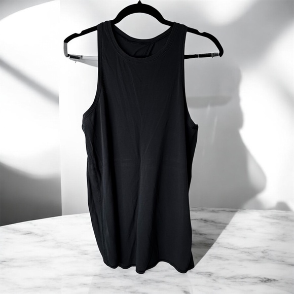 Lululemon Tank Black Size 6 Open Back Womens Yoga Activewear Shirt Women's - Picture 1 of 2